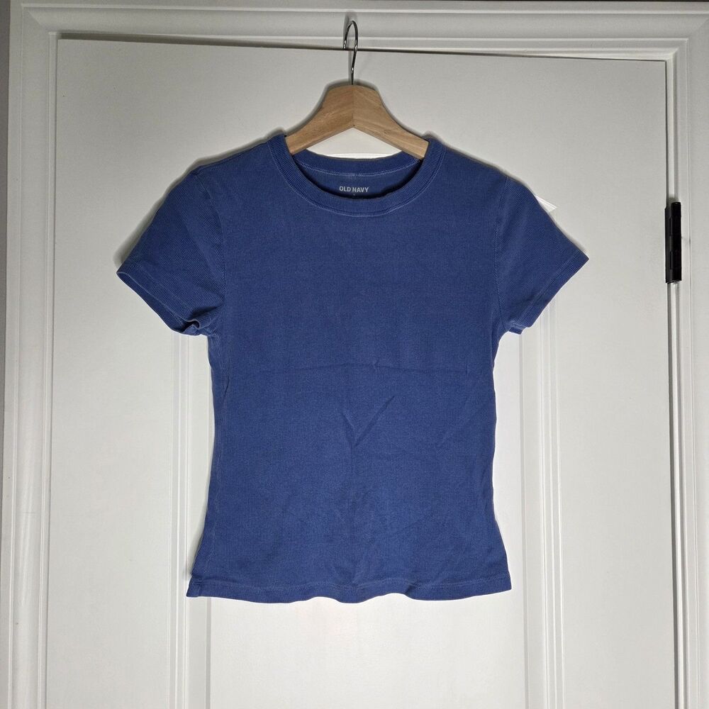 Size Small Old Navy Ribbed Blue T-Shirt